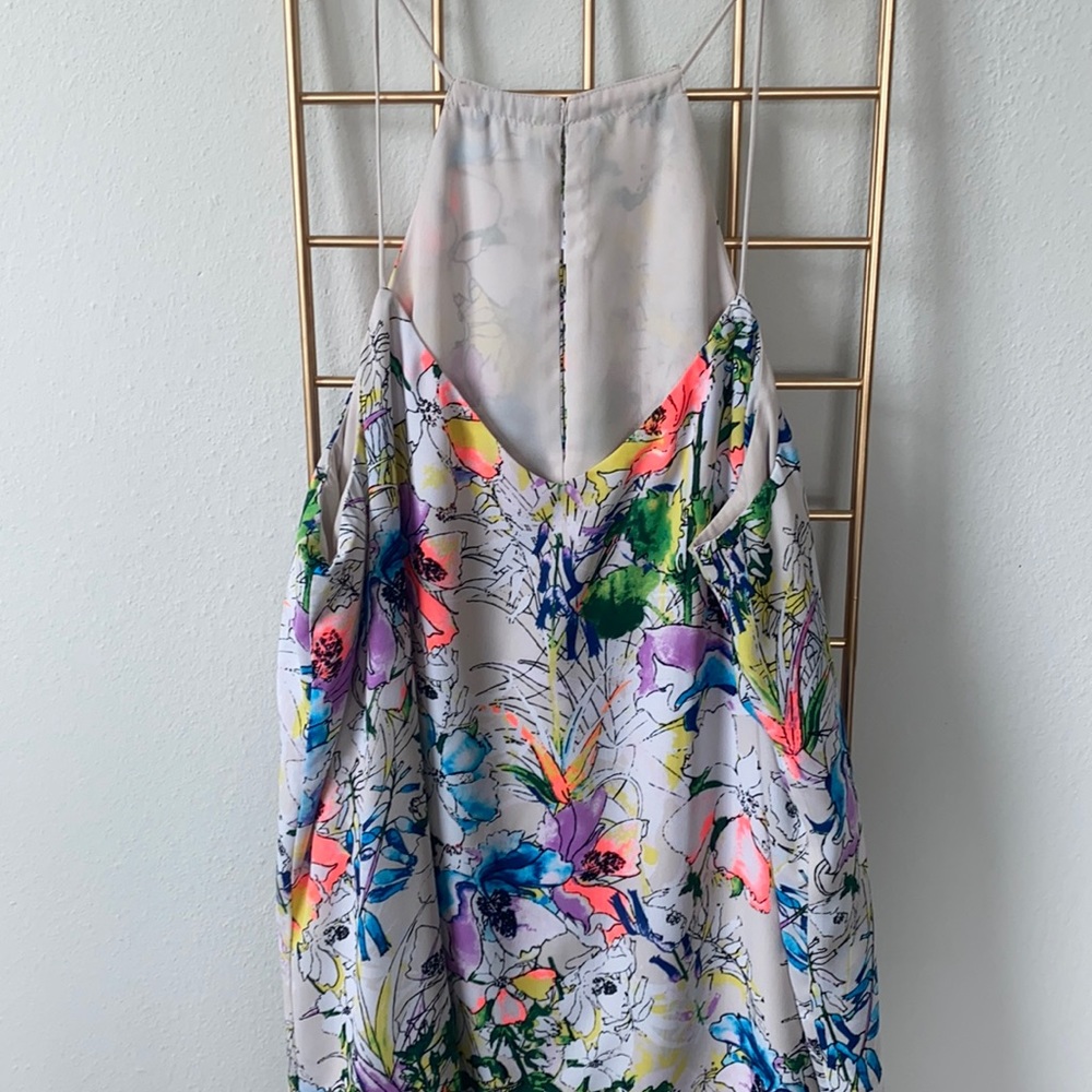 EXPRESS Reversible Barcelona Cami neon flowers